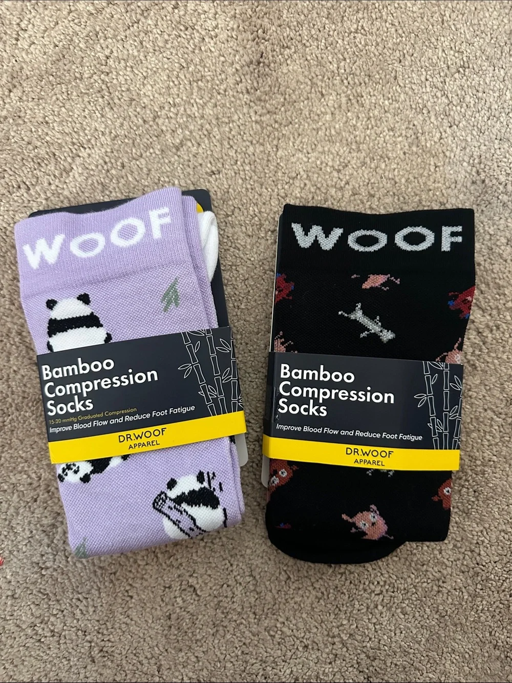 Dr. Woof Bamboo Compression Socks Bundle